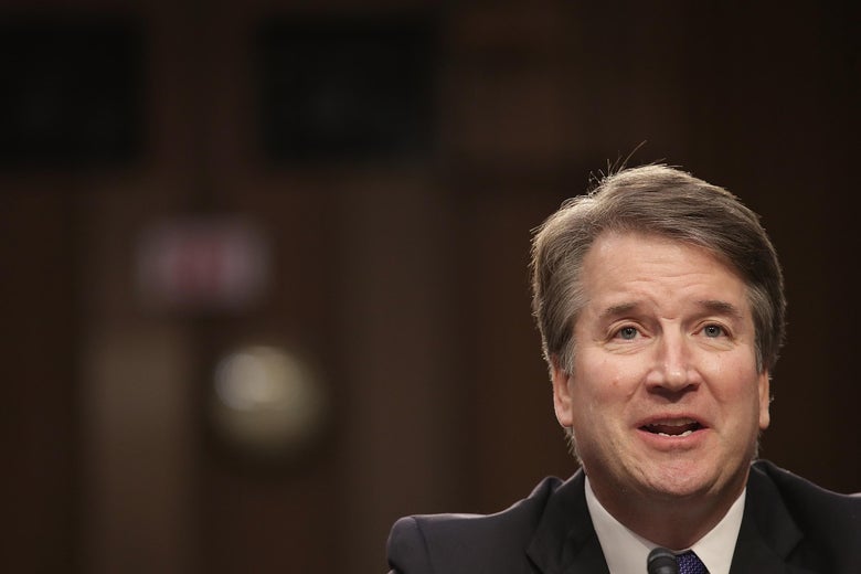 Supreme Court nominee Judge Brett Kavanaugh appears before the Senate Judiciary Committee.
